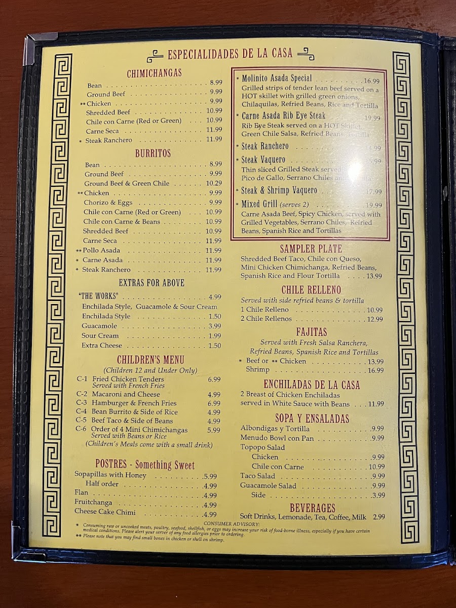 El Molinito Menu - Image 3